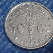 50 cents 1923 belgique : 14 pièces : 2 € pièce occasion