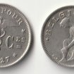 50 cents 1927 belgique : 7 pièces : 0,60 € pièce pas cher