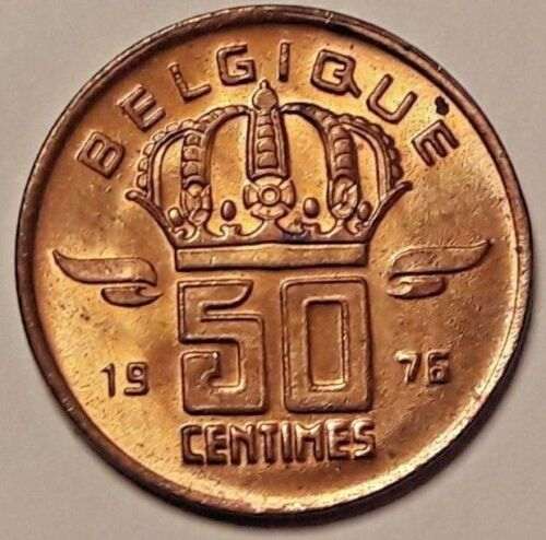 Vente 50 cents 1977 belgique : 8 pièces