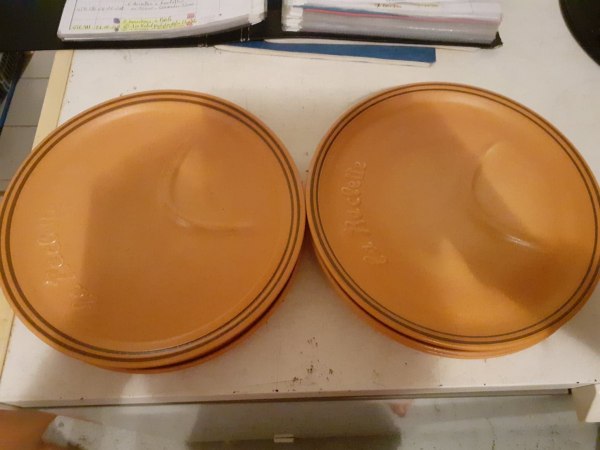 6 assiette à raclette  assiette en céramique