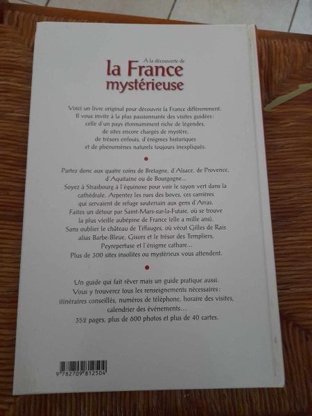 Vente A la d&eacute;couverte de la france myst&eacute;rieuse.