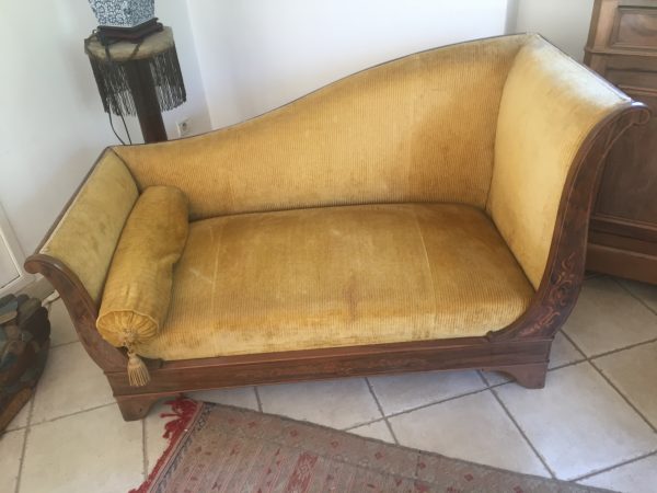 A vendre m&eacute;ridienne en palissandre charles10