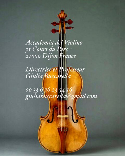 Accademia del violino dijon di giulia buccarella