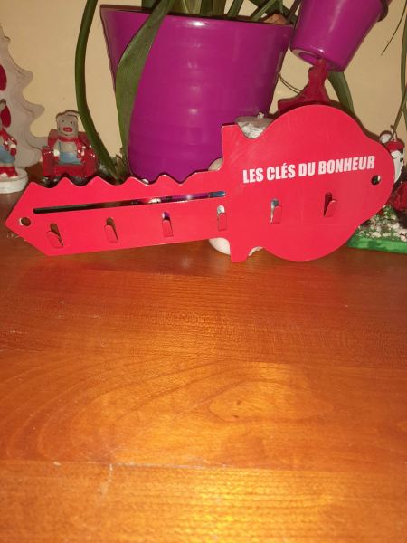 Accroche cl&eacute;s mural en m&eacute;tal