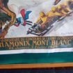 Affiche des jo d'hiver chamonix mont blanc 1924 pas cher