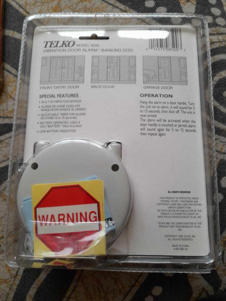 Vente Alarme vibrante pour porte ( vintage ) - telko s08