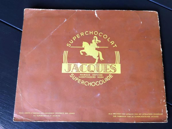 Vente Album chromos trains chocolat jacques