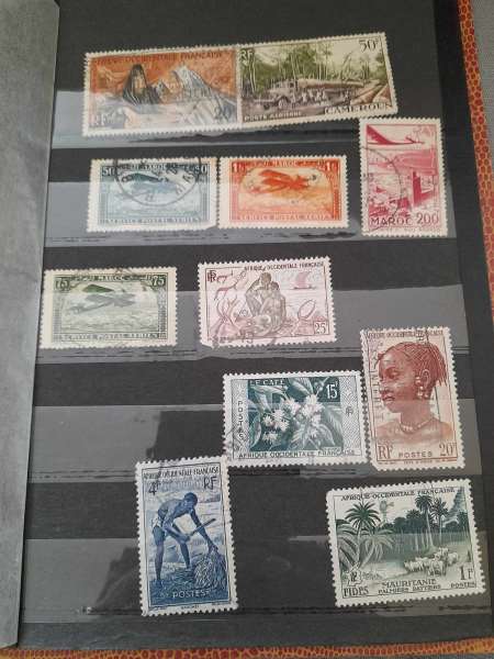 Vente Album de 153 timbres oblit&eacute;r&eacute;s