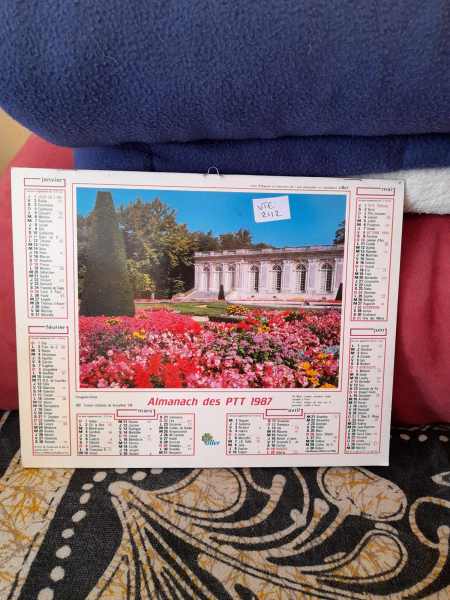 Almanach du facteur 1987 - la poste