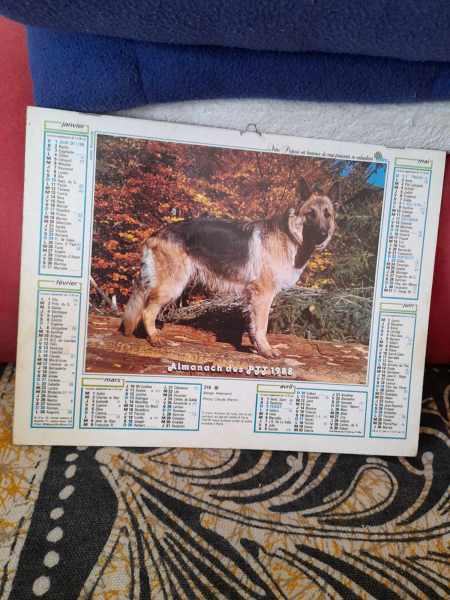 Almanach du facteur 1988 - la poste