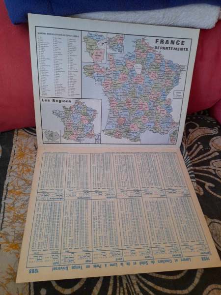 Vente Almanach du facteur 1988 - la poste