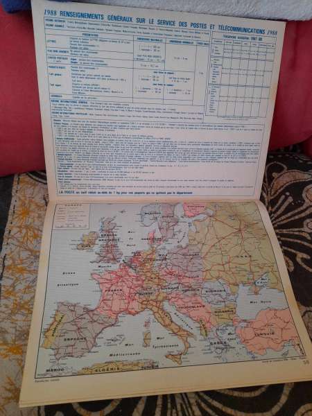Almanach du facteur 1988 - la poste pas cher