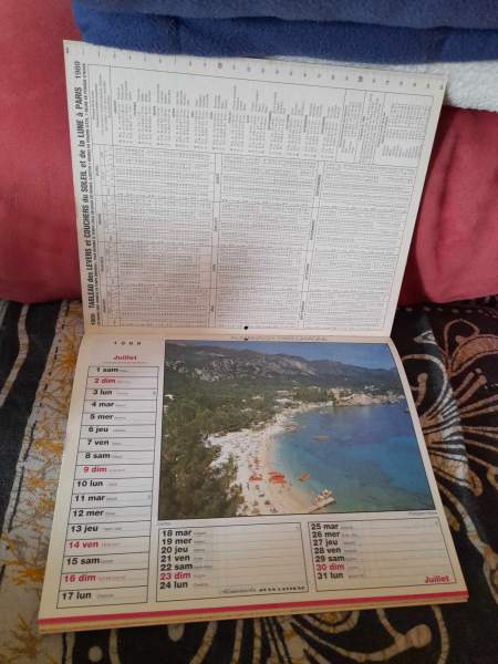 Almanach du facteur 1989 - la poste pas cher