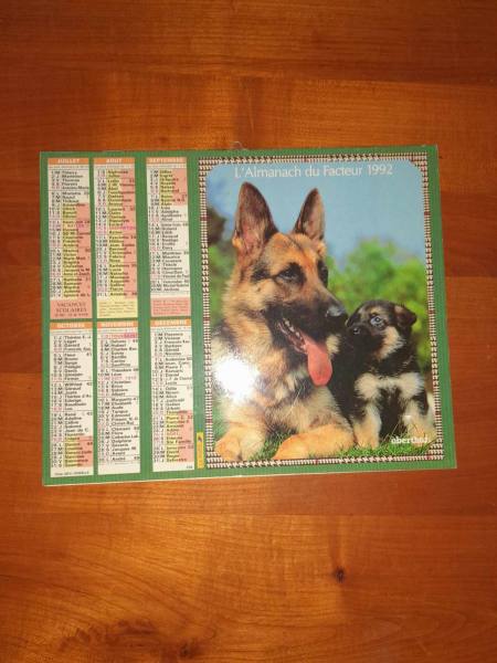 Almanach du facteur 1992 - la poste pas cher