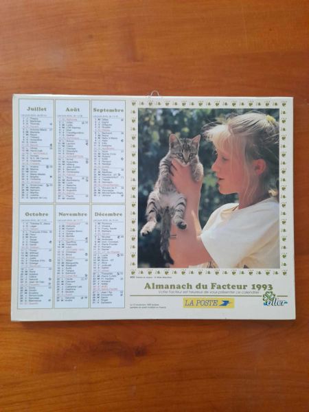 Vente Almanach du facteur 1993  - la poste