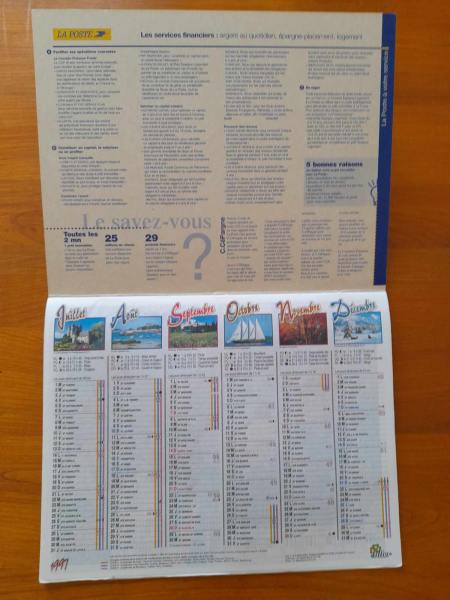 Vente Almanach du facteur 1997  - la poste