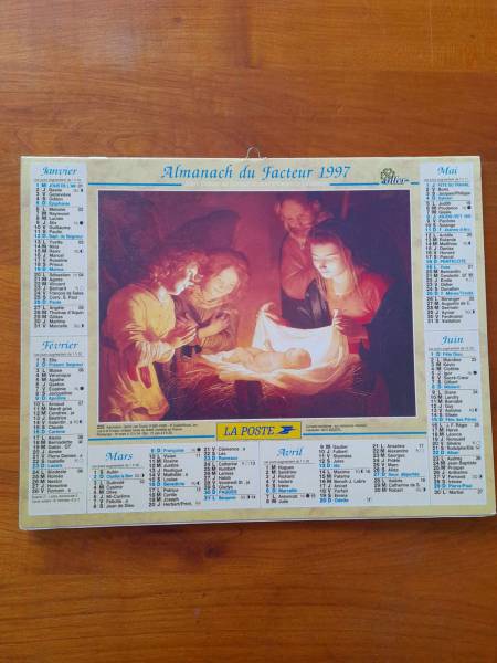 Almanach du facteur 1997  - la poste