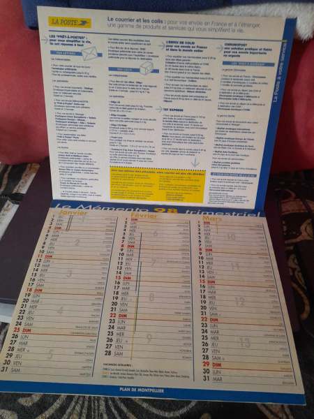 Vente Almanach du facteur 1998 - la poste