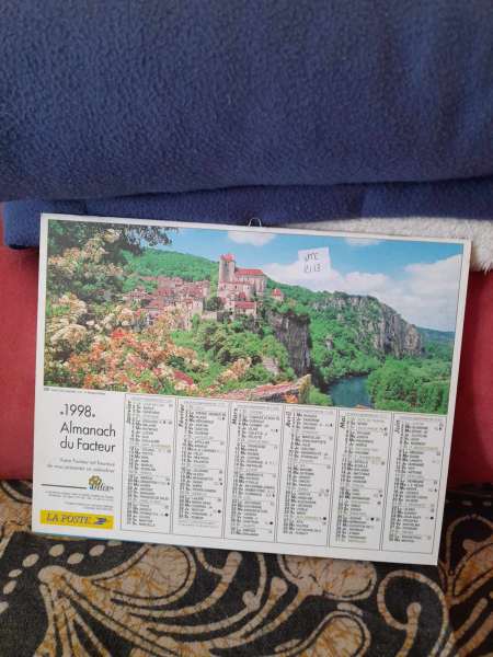 Almanach du facteur 1998 - la poste