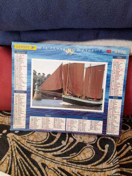Almanach du facteur 1999 -voiliers la poste