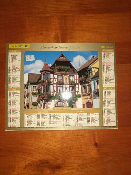 Vente Almanach du facteur 2003 - la poste