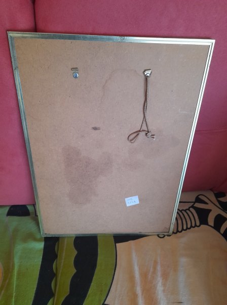 Vente Ancien cadre miroir femme ann&eacute;e 40/50 -