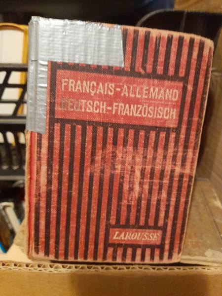 Ancien dictionnaire  francais allemand  1932