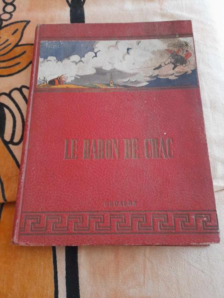 Ancien livre le baron du crac  - leonce peillard