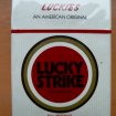 Ancien paquet cigarettes lucky strike