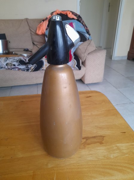 Ancien syphon couleur champagne pas cher