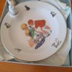 Vente Ancienne assiette à bouillie en porcelaine