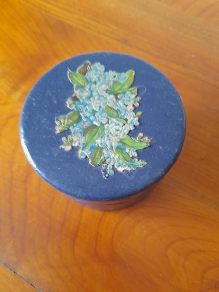 Ancienne boite &agrave; musique en bois - pas cher