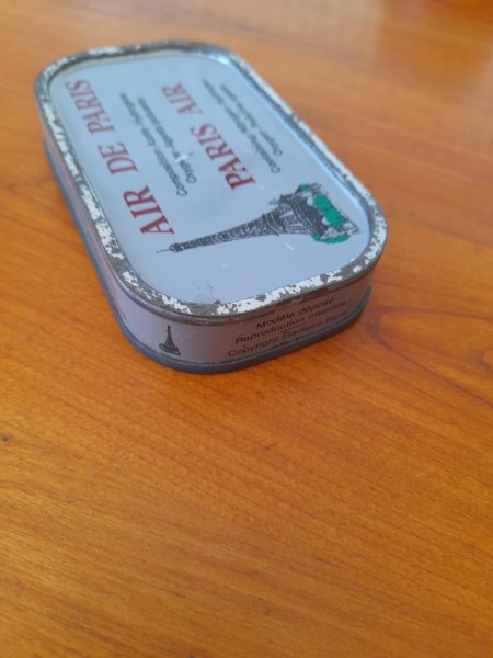 Ancienne boite en m&eacute;tal " air de paris - gadluco pas cher