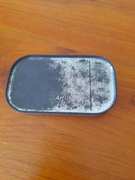 Annonce Ancienne boite en m&eacute;tal " air de paris - gadluco