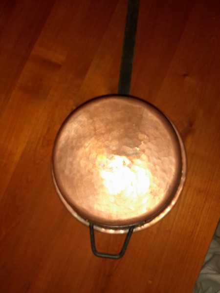 Vente Ancienne casserole en cuivre