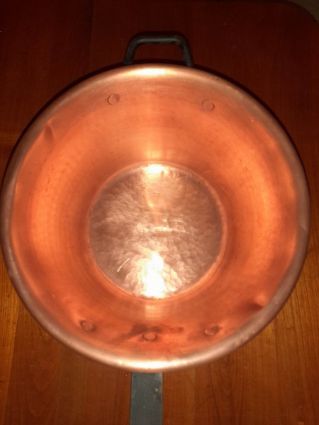 Ancienne casserole en cuivre pas cher