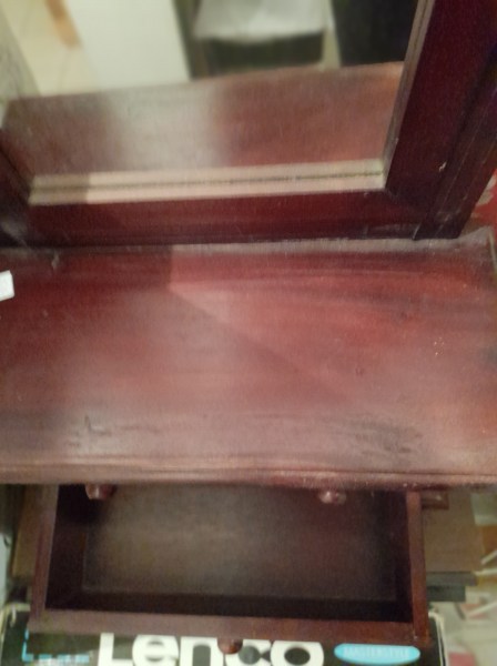 Ancienne coiffeuse de table miroir pas cher