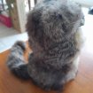 Ancienne peluche tete sur ressort - tete articulée pas cher