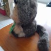 Annonce Ancienne peluche tete sur ressort - tete articulée