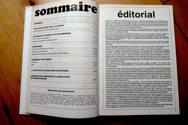 Vente Annuaire des armes