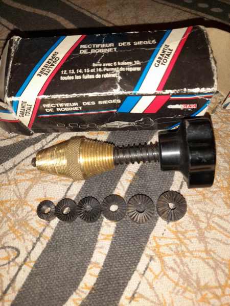 Appareil à fraiser les sièges de robinet - 6 pièce pas cher