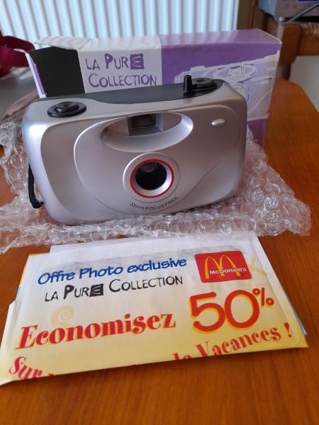 Appareil photo publicitaire mcdonald