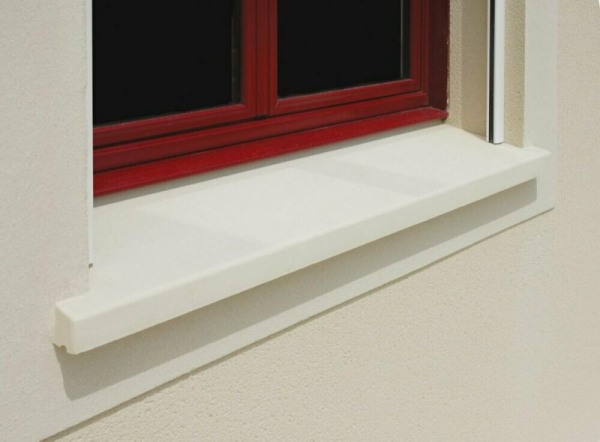 Appui de fenetre tradition blanc tableau 70x34cm