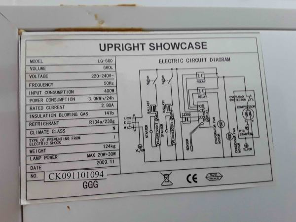 Vente Armoire réfrigérée 1 porte vitrée