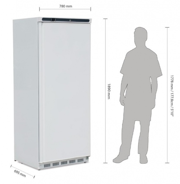 Vente Armoire refrig&eacute;r&eacute;e blanche 600l - neuve livr&eacute;