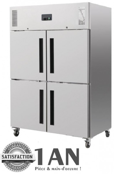 Armoire r&eacute;frig&eacute;r&eacute;e positive 4 portes 1200 litres pas cher