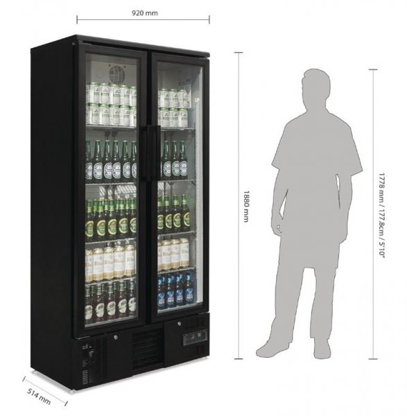 Vente Arrière bar vertical 2 portes battantes - neuve