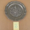 Assiette plate étain 22 cms aigle pas cher