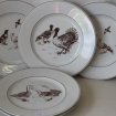 Assiettes en porcelaine - décorations volailles pas cher