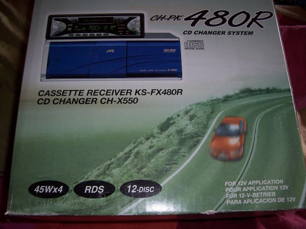Auto radio jvc ks-fx480r avec un chargeur de 12 cd
